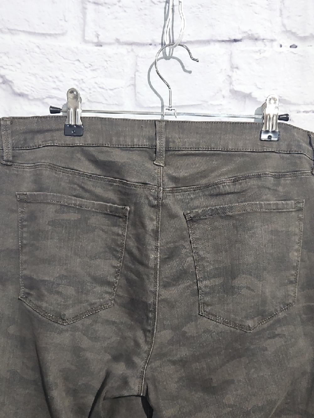 pistola Olive Green Camo Skinny Cargo Jeans - Picture 8 of 8